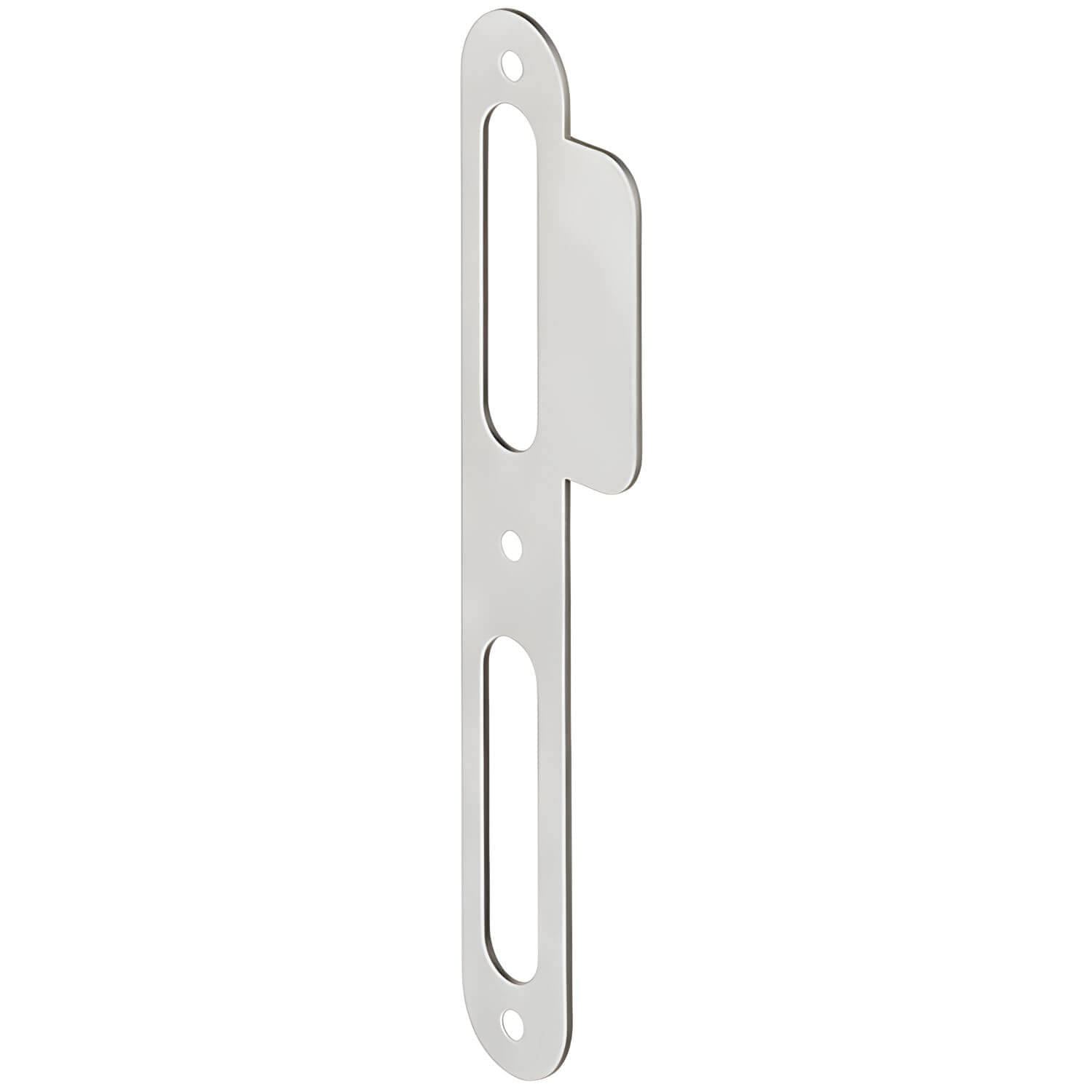 Häfele Startec Lappenschließblech DIN gerade für gefälzte/ungefälzte Türen aus Holz 170 mm, Stahl silber - DIN Rechts